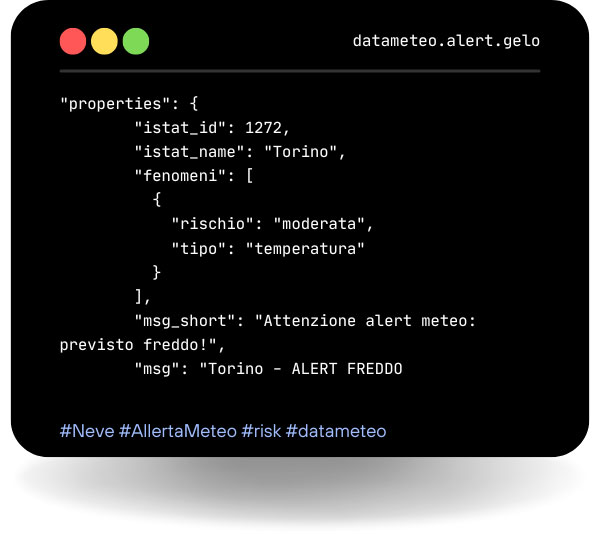 dettaglio previsione rischio gelo